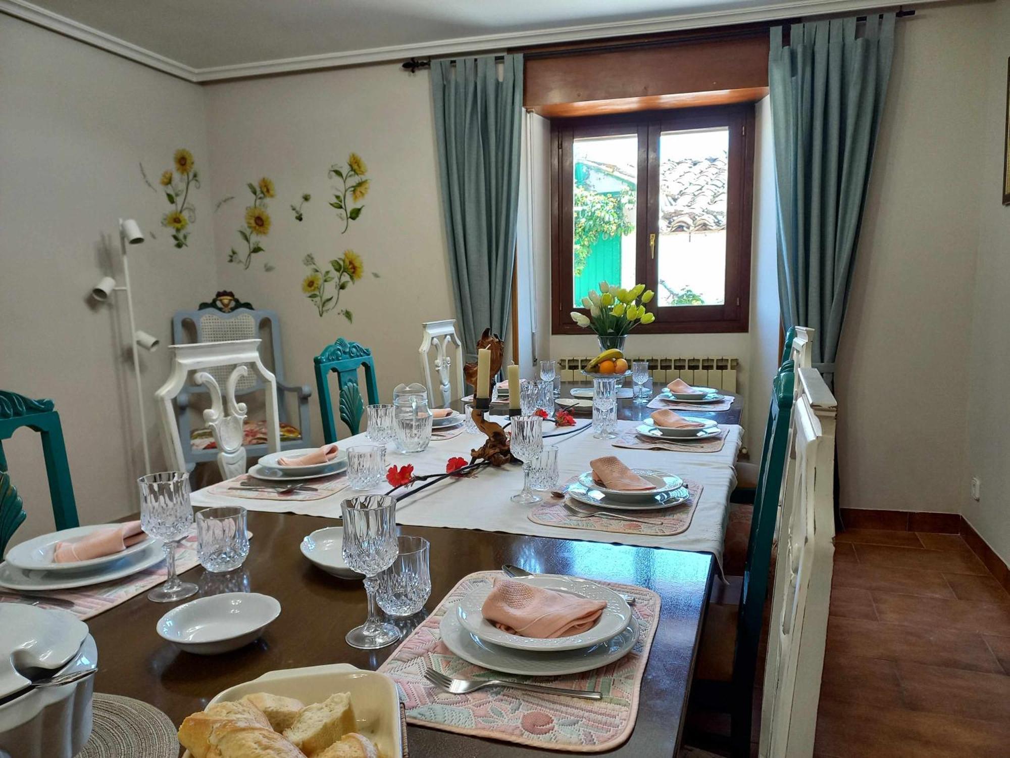 Azcona Casa Albaitar Con Piscina Y Sala De Juegos מראה חיצוני תמונה