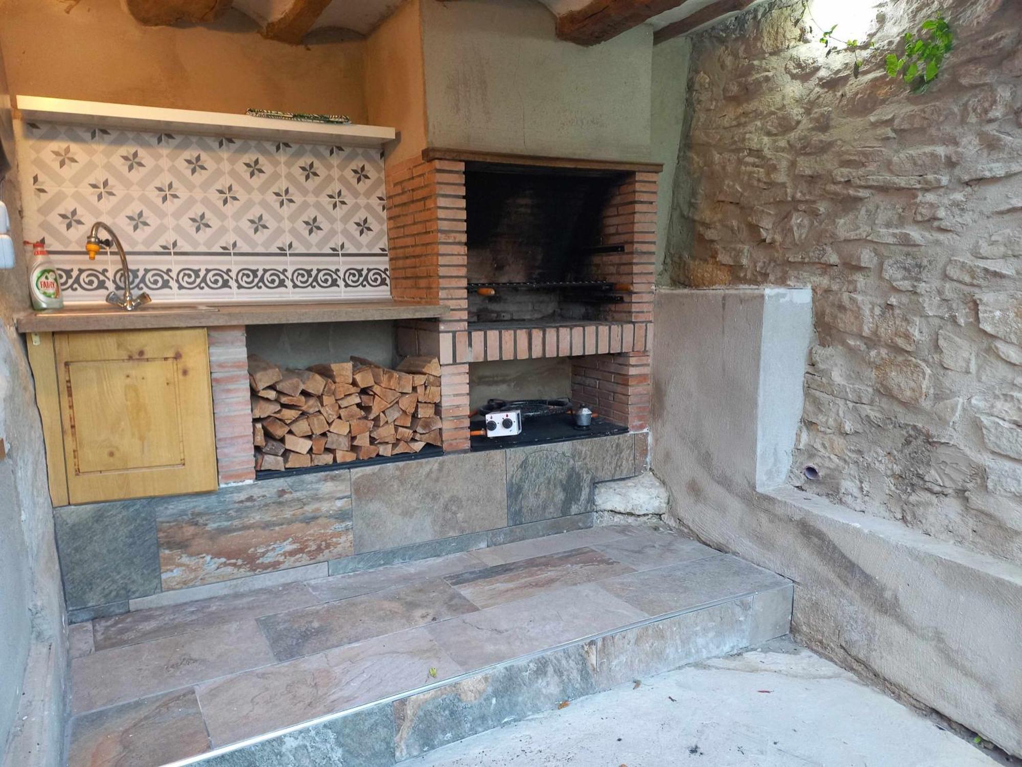 Azcona Casa Albaitar Con Piscina Y Sala De Juegos מראה חיצוני תמונה