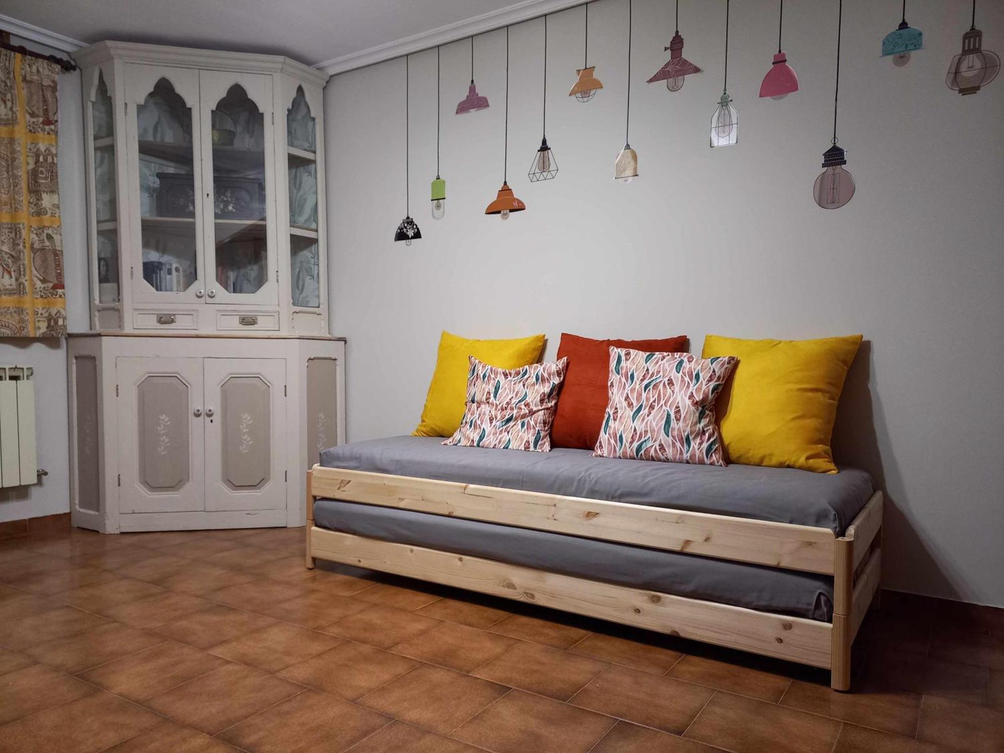 Azcona Casa Albaitar Con Piscina Y Sala De Juegos מראה חיצוני תמונה