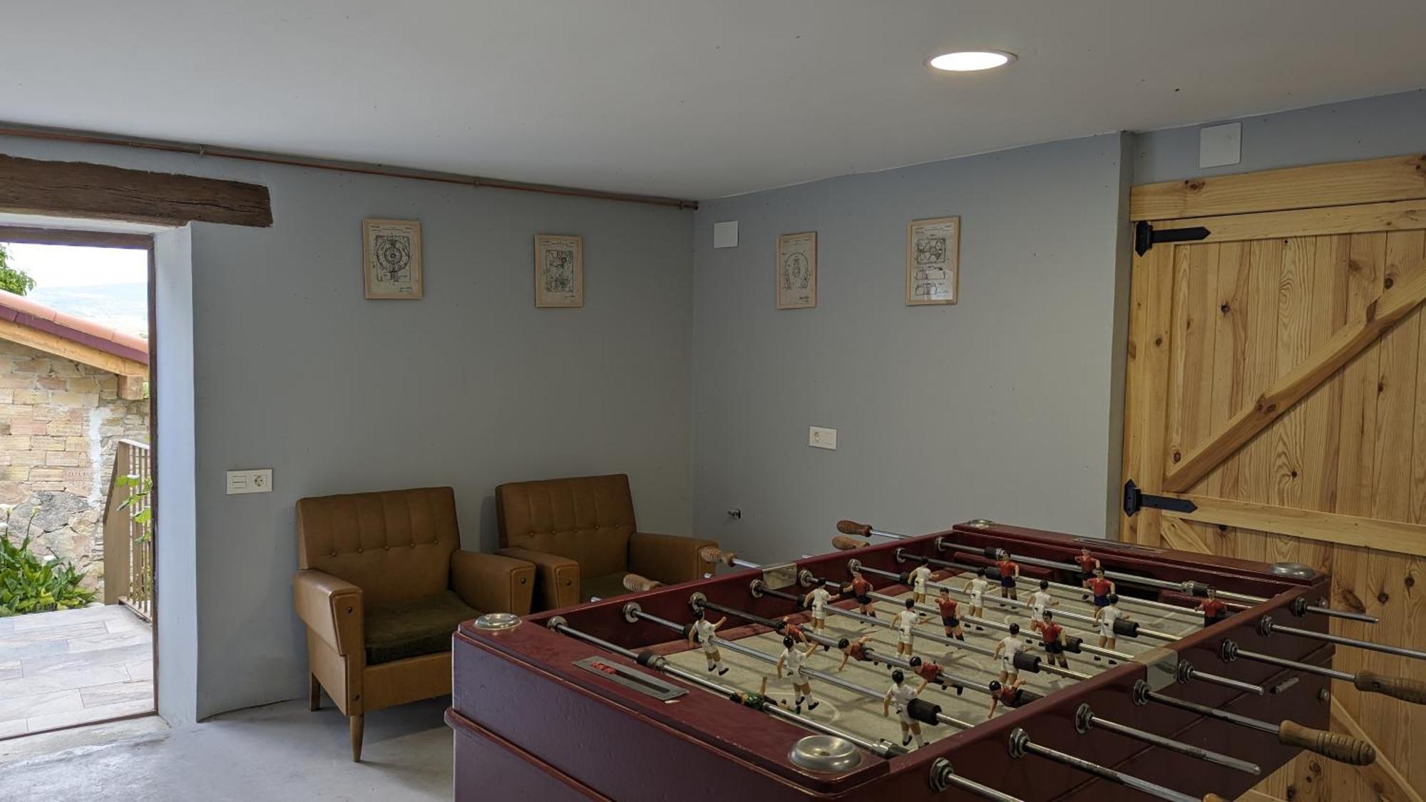 Azcona Casa Albaitar Con Piscina Y Sala De Juegos מראה חיצוני תמונה